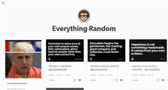Desktop Screenshot of everythingrandom.net